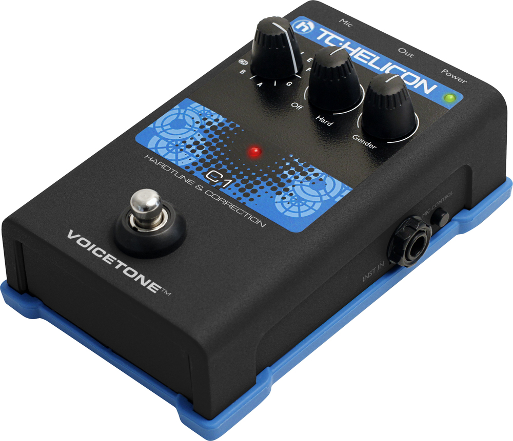 TC Helicon VoiceTone Single C1 Pitch Correction Hardtune Vocal Effects ...