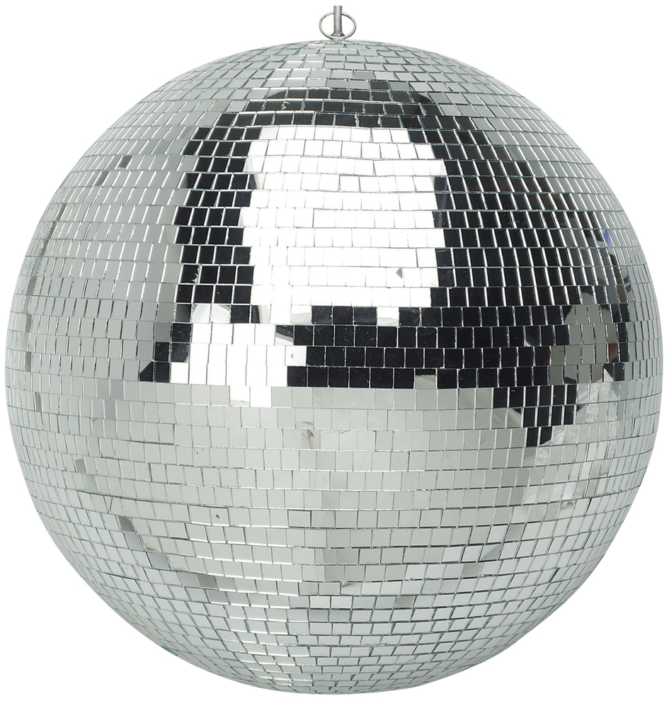 Silver 500 mm Lightweight Mirror Ball | getinthemix.com