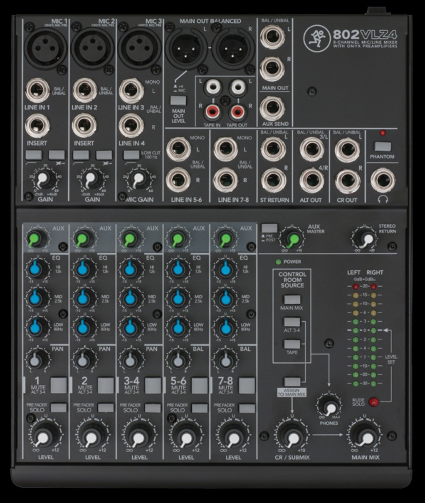 Mackie 802 VLZ4 Mixer | getinthemix.com