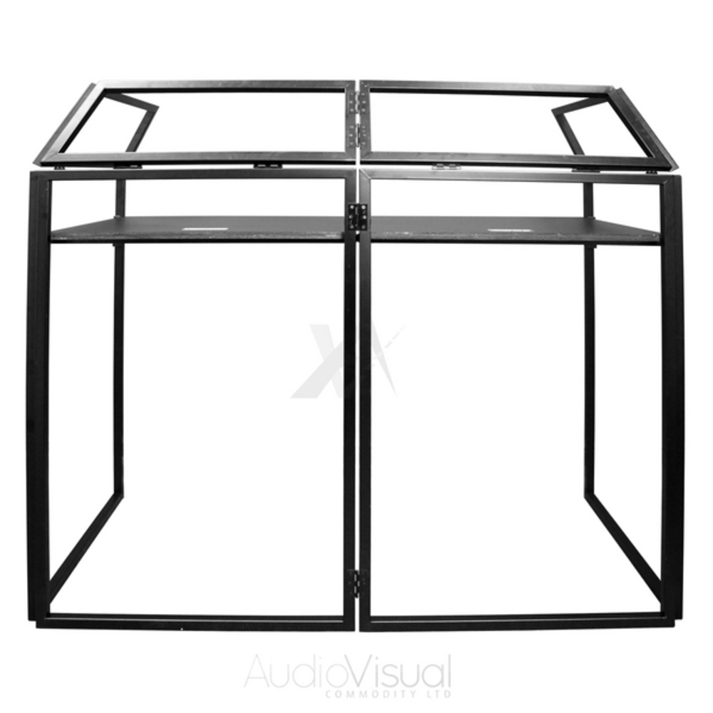 Gorilla DBS PRO Folding DJ Booth Console Table Deck Stand System