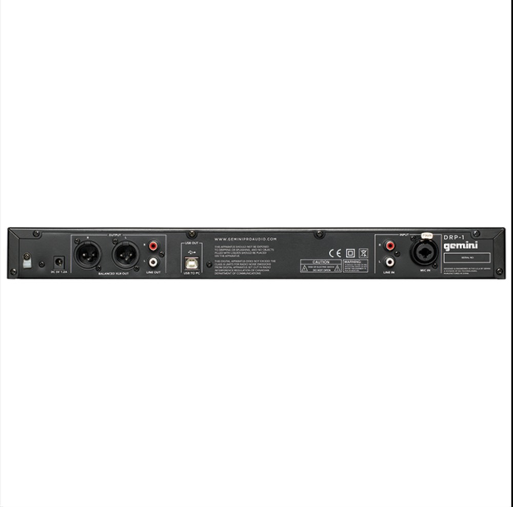 Gemini DRP-1 1U Digital Rackmount Recorder