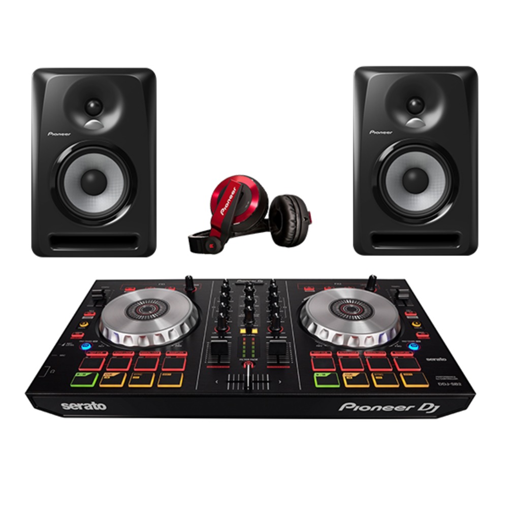 Pioneer DDJ-SB2 DJ Controller with Headphones & Monitors