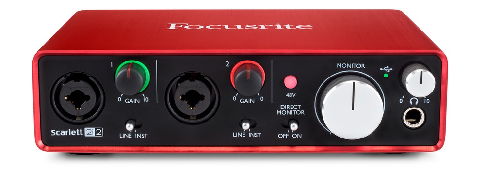 Как подключить focusrite scarlett 2i2 к компьютеру