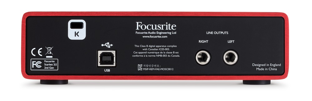 Focusrite Scarlett 2i2 2nd Gen | getinthemix.con