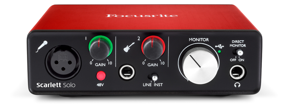 Звуковая карта focusrite scarlett solo 2nd gen