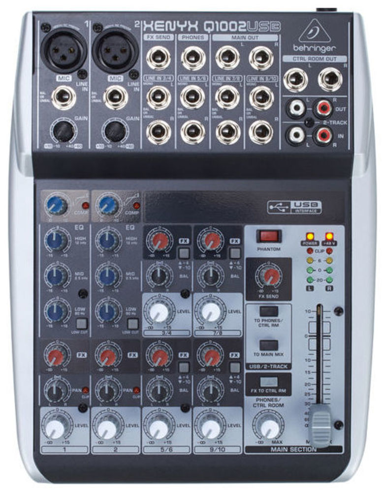 Behringer Xenyx Q1002USB Mixer | getinthemix.com