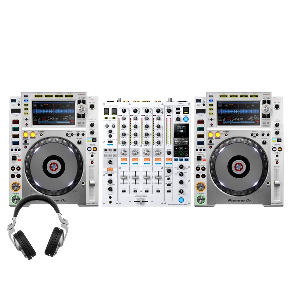 Pioneer Cdj 00nxs2 W Djm 900nxs2 W Limited Edition White Getinthemix Com