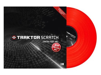 Traktor Scratch Pro Control Vinyl MK2 Red