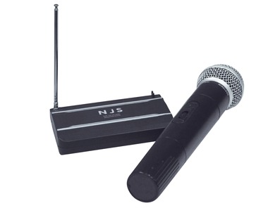 NJS 174.1 MHz VHF Handheld Radio Wireless Microphone System