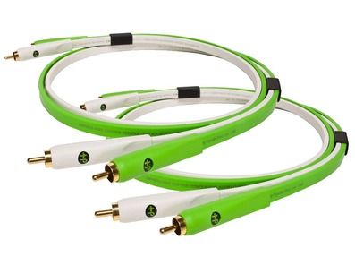 Oyaide NEO d+ RCA Class B White/Green 1.0M (2 Cable Set)