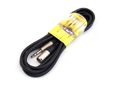 Livewire 6.35 mm Stereo Jack Plug - Male XLR Cable