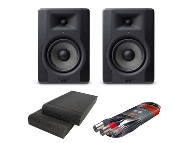M-Audio BX5 D3 Monitors with Isolation Pads & Cable
