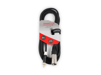 StageCore Male XLR  - Male RCA Phono Cable