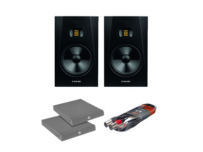 Adam Audio T8V 8" Studio Monitors w/ Isolation Pads & Cable