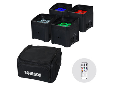 Equinox Colour Raider Lithium Battery Uplighter Pack