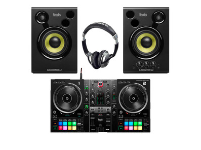 Hercules DJ Inpulse 500 + Monitor 42 w/ Headphones