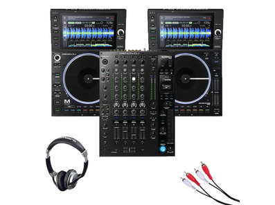 Denon DJ SC6000M Prime Media Player (Pair) + X1850 Prime Mixer Package