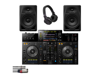 Pioneer XDJ-RR + DM-50D w/ Headphones + Cable