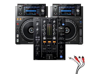 Pioneer DJ XDJ-1000 MK2 and Pioneer DJM-450 Package