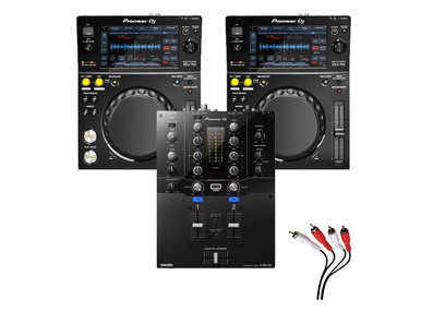 Pioneer XDJ-700 and DJM-S3 Package