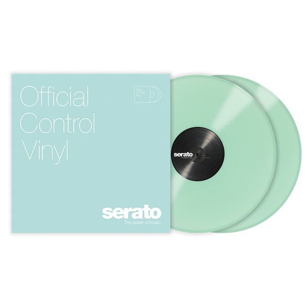 Serato Standard Colours 12 inch Control Vinyl (Pair) Glow-In-The-Dark