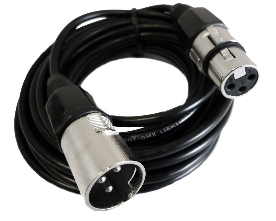 LEDJ Slimline 7Q5 RGBA  x4 w/ DMX Cables