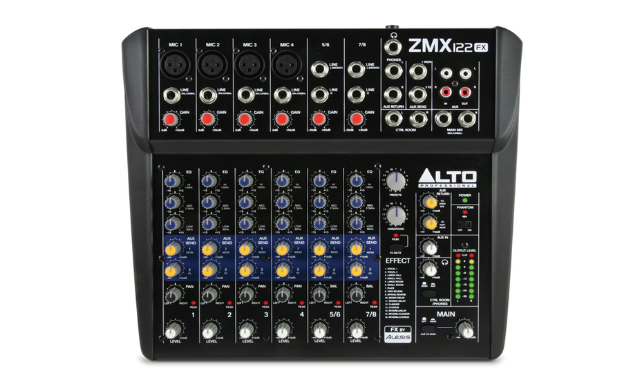 Alto ZEPHYR ZMX122 FX Mixer