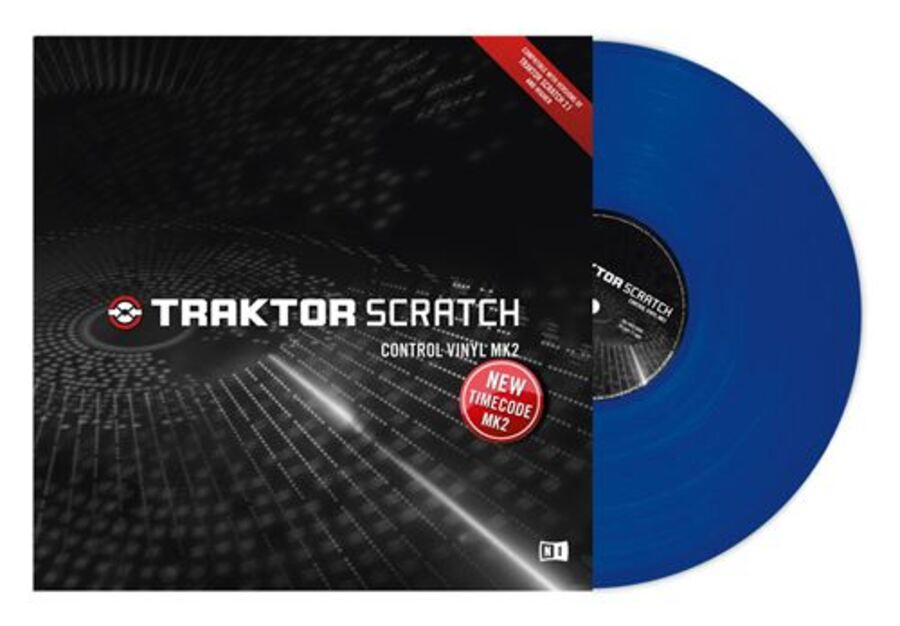 Native Instruments Traktor Scratch Control Vinyl MK2 Blue