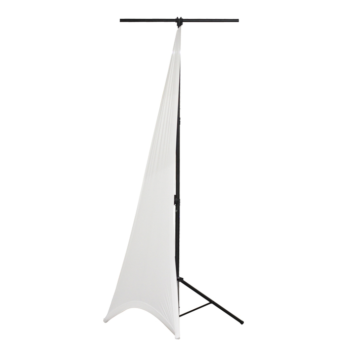 LEDJ White Single Sided Lighting Stand Cover