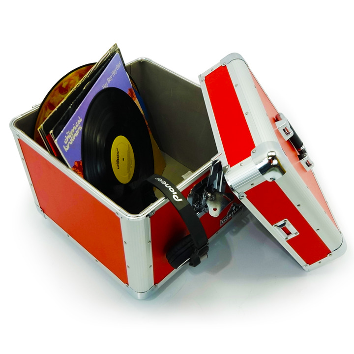 Gorilla GC-LP100 RED LP100 12" Record Vinyl Box