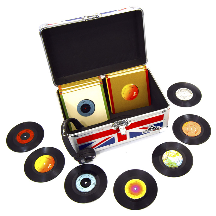 Gorilla 200pcs 7" Singles Vinyl Storage Case (Union Jack)