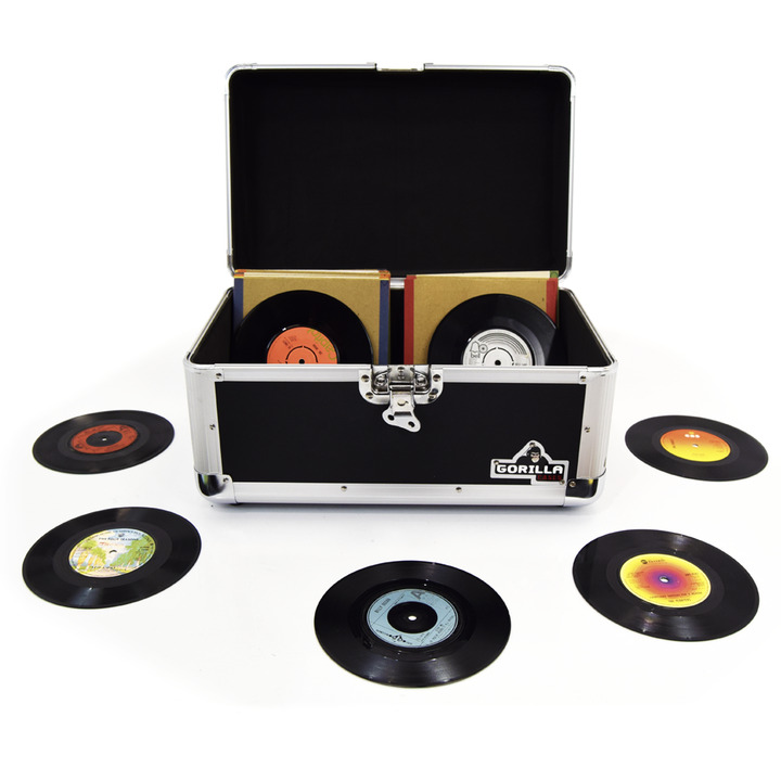 Gorilla 200pcs 7" LP Vinyl Records Flight Storage Case