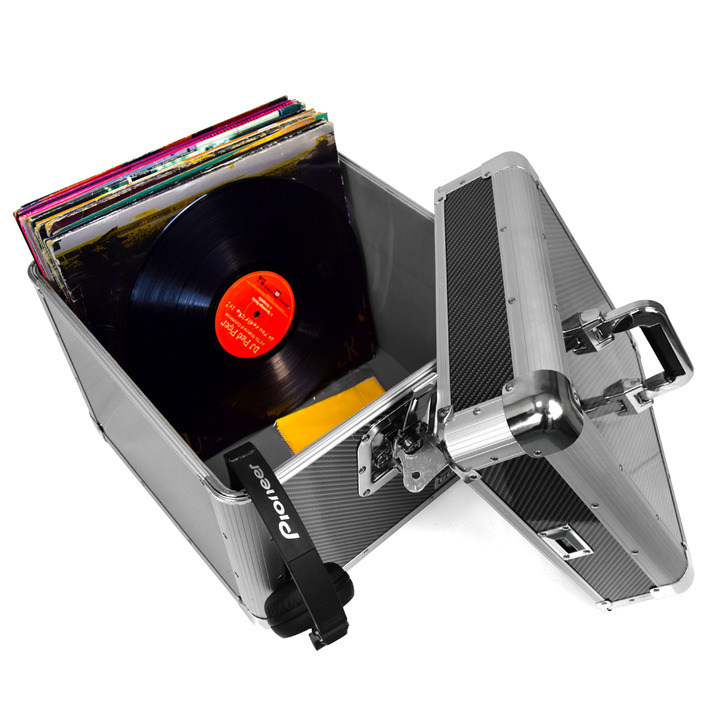 Gorilla  100x 12" Vinyl Record Storage Case (Carbon)