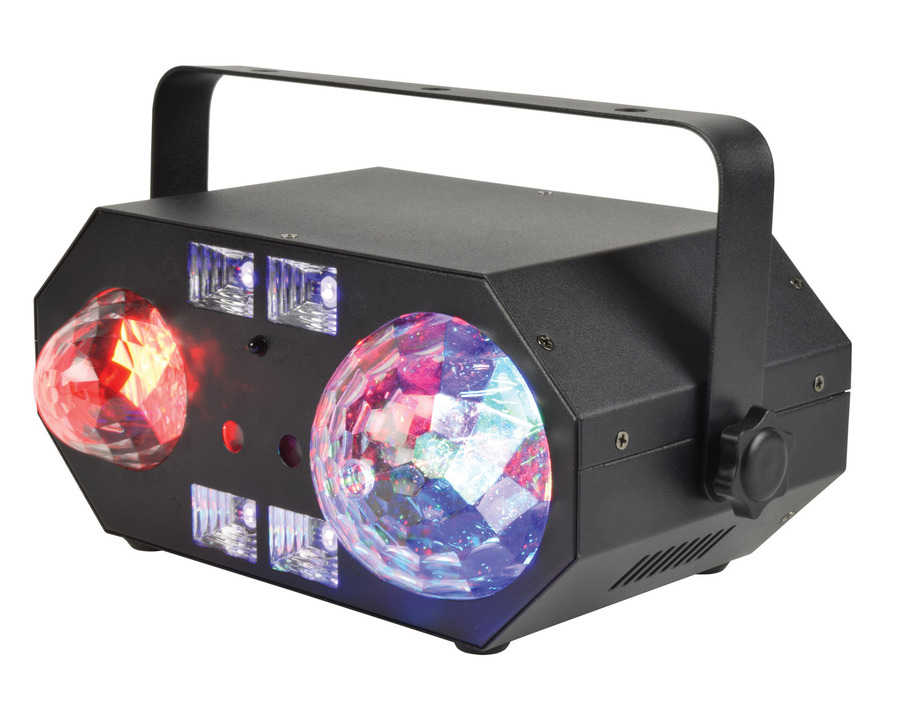 QTX Tetra 4-in-1 LED Moonflower + Ripple + Strobe/UV + Laser Effect