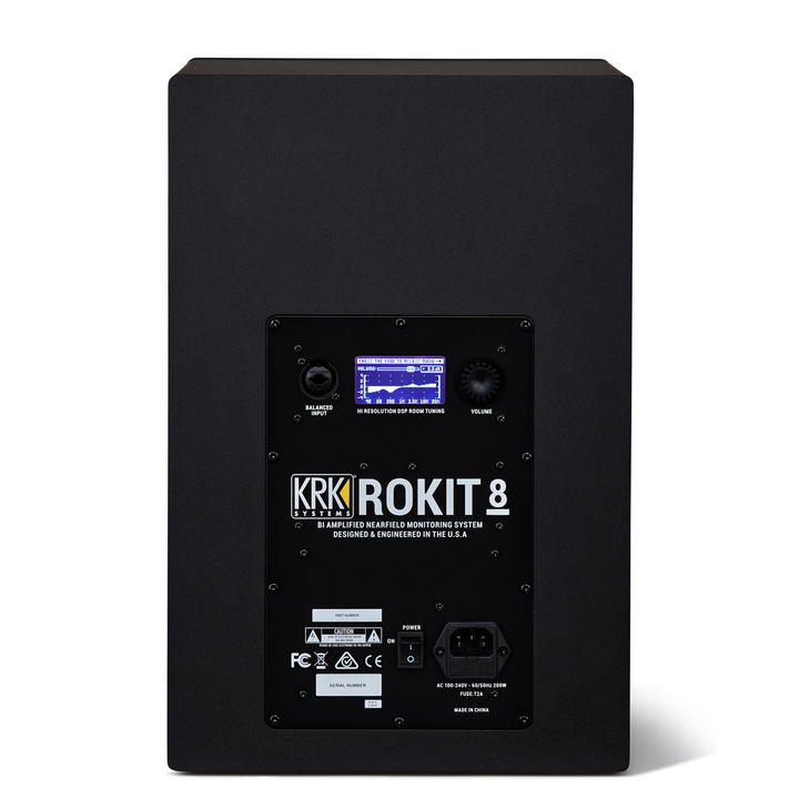 KRK Rokit RP8 G4 (Pair) with Studio Monitor Stands and Cable