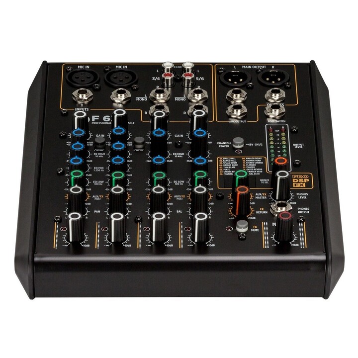 RCF F 6X 6-Channel Mixer with Multi-FX