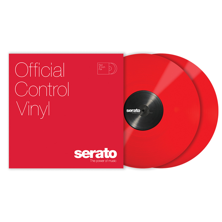 Serato 12 inch Control Vinyl Standard Colours (Pair) Red