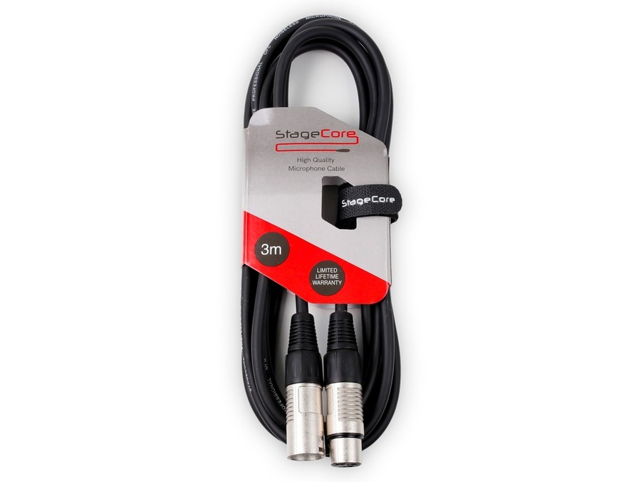 Stagecore XLR Male to XLR Female 3M Cable