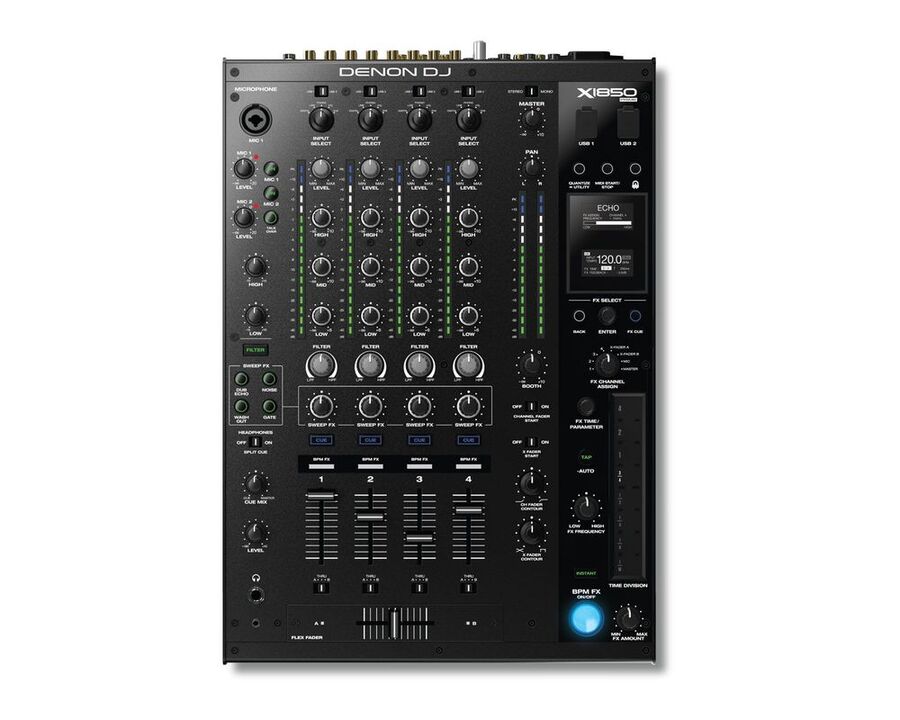 Denon DJ SC6000 Prime Media Player (Pair) + X1850 Prime Mixer Package
