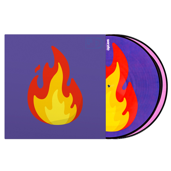Serato Emoji #2 Flame/Record Ltd Edition 12" DVS Vinyl
