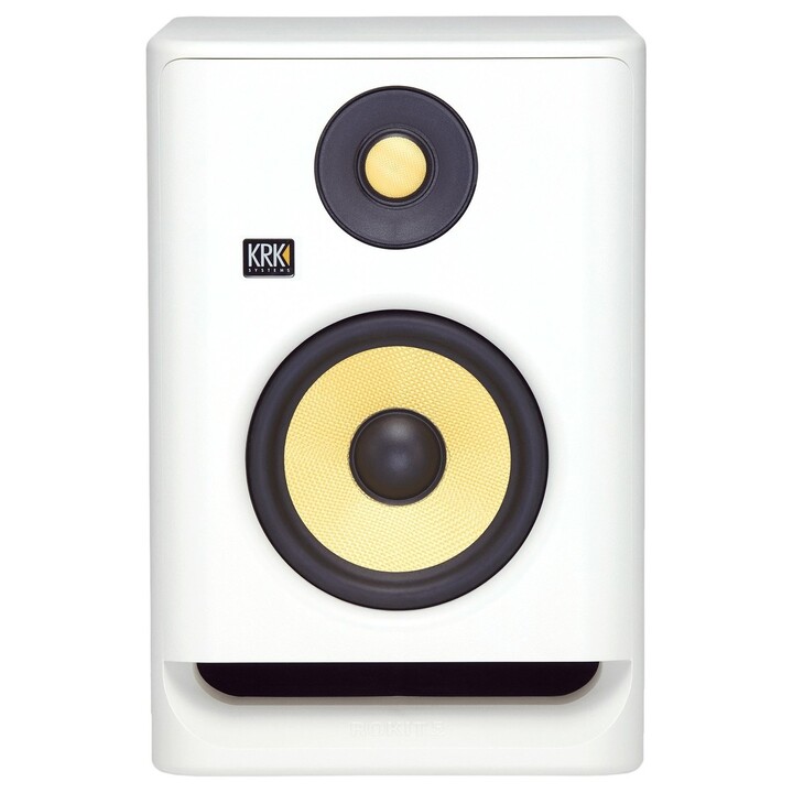 KRK RP8 G4 White Noise (Pair) with Isolation Pads + Cable