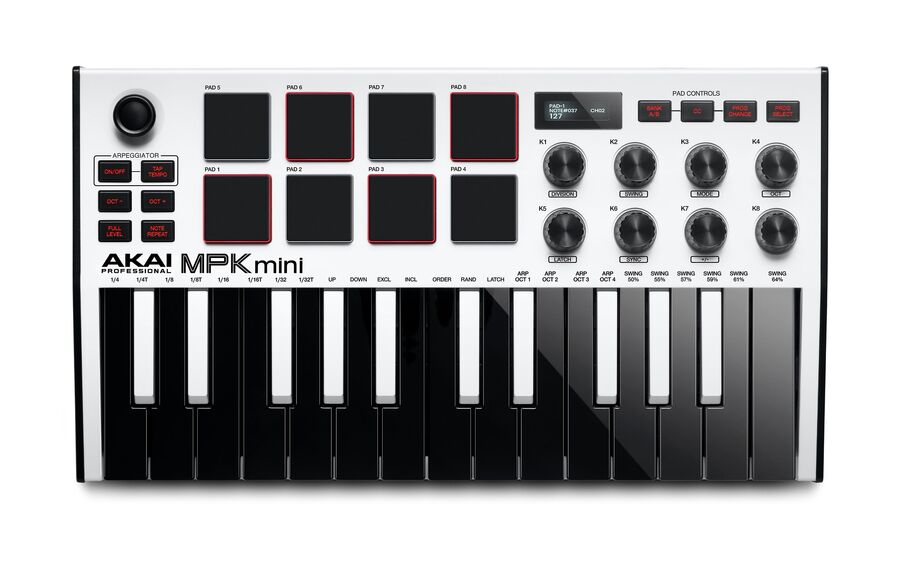 Akai MPK Mini 3 MIDI Keyboard White