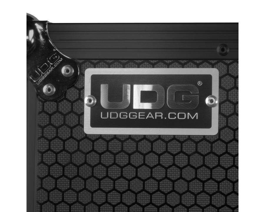 UDG Ultimate Flight Case Pioneer XDJ-RX3 Black Plus (Laptop Shelf & Wheels)