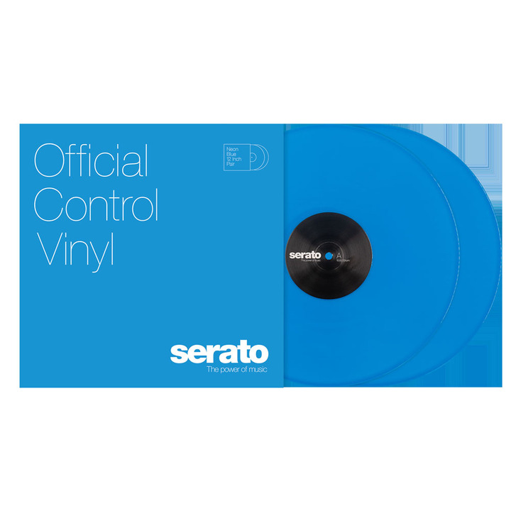 Serato 12" Serato Control Vinyl - NEON Series - BLUE