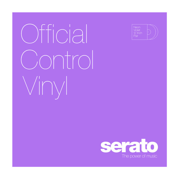 Serato 12" Serato Control Vinyl - NEON Series - VIOLET