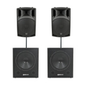 QTX Sound QX12A Speakers & QT15SA Subwoofers