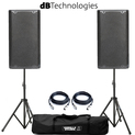 dB Technologies Opera 15 Pair with Stands & Cables