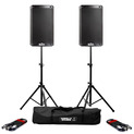 Alto TS308 (Pair) with Stands & XLR Cables 