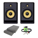 KRK Rokit RP8 G4 (Pair) with Pads & Cable