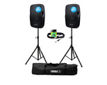 Evolution Audio RZ10A V3 Active Speaker (Pair) w/Stands + Cables